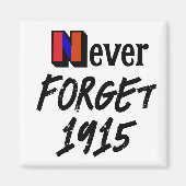 Nooit vergeten 1915 magneet (Voorkant)