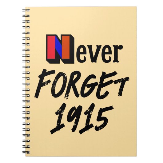 Nooit vergeten 1915 Notitieboek (Voorkant)