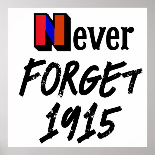 Nooit vergeten 1915 Poster (Voorkant)