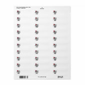 Nooit vergeten 1915 Retouradreslabel Etiket (Full Sheet)