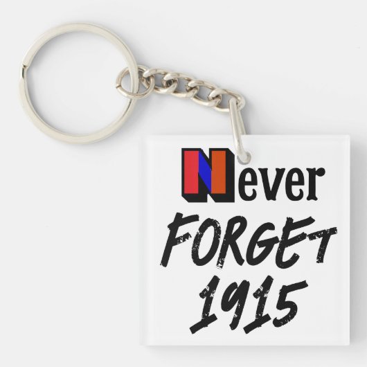 Nooit vergeten 1915 Sleutelhanger (voorkant)