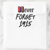 Nooit vergeten 1915 Sticker (Tas)
