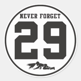 Nooit vergeten - 29 Sticker