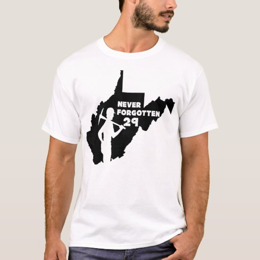 Nooit vergeten 29 t-shirt (Voorkant)