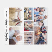 Nooit vergeten 7 Foto Memorial Fleece Deken (Voorkant (Horizontaal))