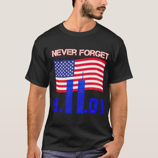 Nooit vergeten 9 11 T-shirt (Voorkant)