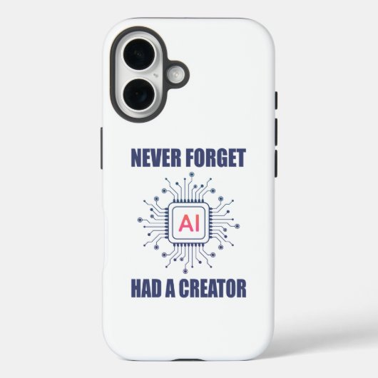 Nooit vergeten AI had een maker Case-Mate iPhone Case (Achterkant)