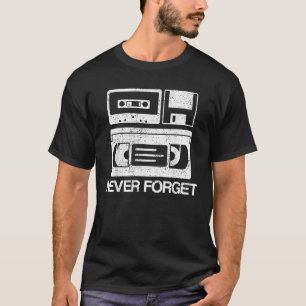 Nooit Vergeten Audio Cassette Jaren 70 80 90 Cadea T-shirt