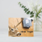 nooit vergeten briefkaart (Staand voorkant)