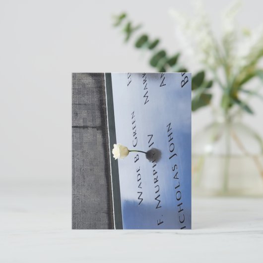 Nooit vergeten briefkaart (Staand voorkant)