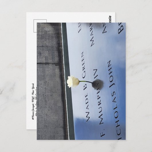 Nooit vergeten briefkaart (Voorkant / Achterkant)