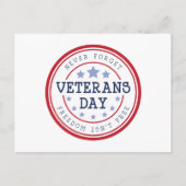 Nooit vergeten briefkaart (Voorkant)