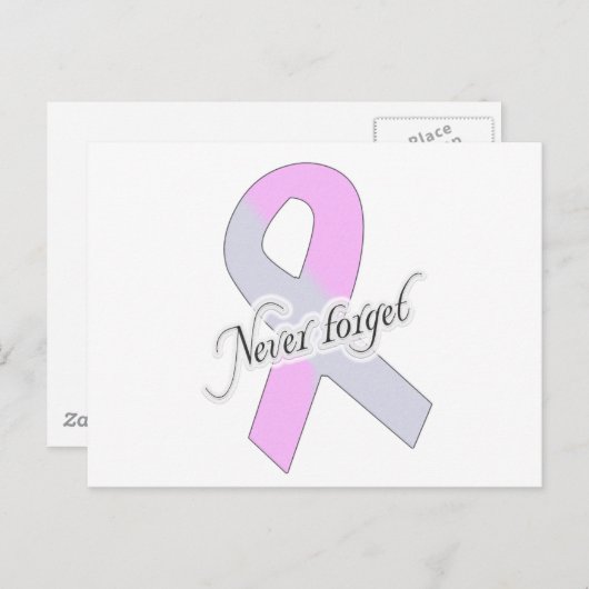 Nooit vergeten briefkaart (Voorkant / Achterkant)