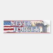 Nooit vergeten bumpersticker (Voorkant)