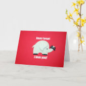 Nooit vergeten dat ik van je hou! kaart (Gele Bloem)