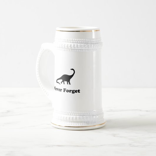 nooit vergeten dinosauriërs bierpul (Voorkant links)