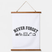 Nooit vergeten - Essentials Hangend Wandkleed (Voorkant)