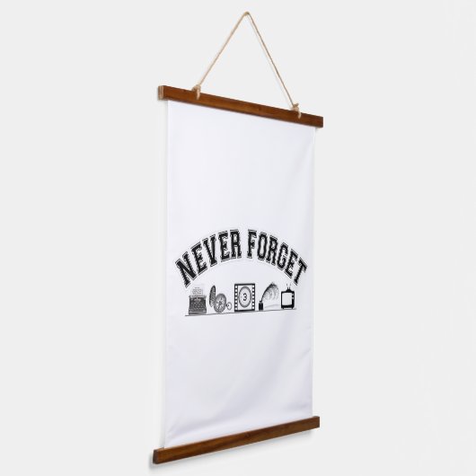 Nooit vergeten -  Essentials Hangend Wandkleed (Gebogen)