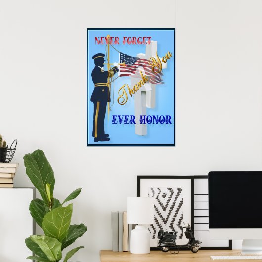 Nooit vergeten Ever Poster (Thuiskantoor)