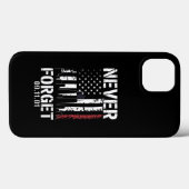 Nooit vergeten Herdenkingsdag 11 september 2001  Case-Mate iPhone Case (Achterkant (horizontaal))