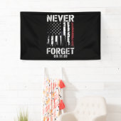 Nooit vergeten Herdenkingsdag 11 september 2001  Spandoek (Insitu)