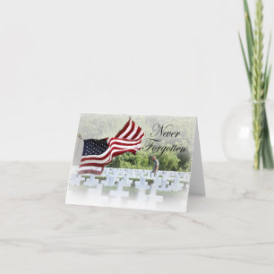 Nooit vergeten - Herinnering Kaart