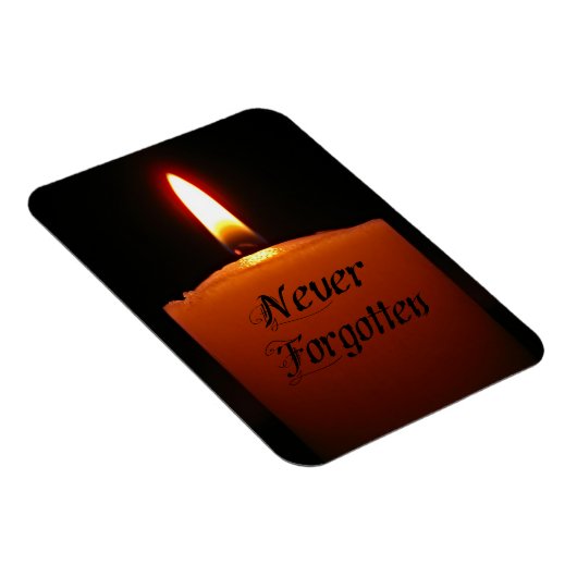 Nooit vergeten herinnering Kandelvlam Magneet (Rechterzijde)