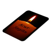 Nooit vergeten herinnering Kandelvlam Magneet (Linkerzijde)