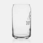 Nooit vergeten het verschil dat je hebt gemaakt blikvorm glas (Links)