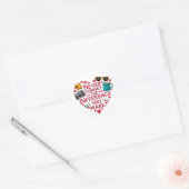 Nooit Vergeten Het Verschil Dat Je Maakt, Dankbaar Ronde Sticker (Envelop)