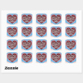 Nooit Vergeten Het Verschil Dat Je Maakt, Dankbaar Vierkante Sticker (Vel)