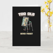 Nooit vergeten kaart (Gele Bloem)