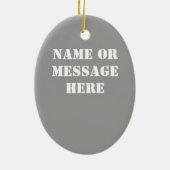 Nooit vergeten keramisch ornament (Achterkant)