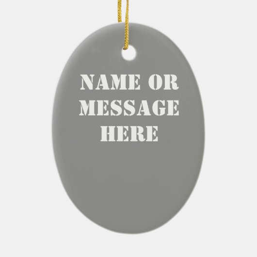 Nooit vergeten keramisch ornament (Achterkant)