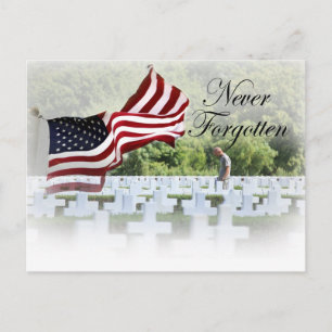 Nooit vergeten - Memorial Day Briefkaart