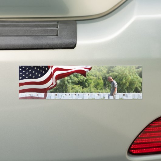 Nooit vergeten - Memorial Day Bumpersticker (Op auto)