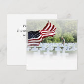 Nooit vergeten - Memorial Day Kaart (Voorkant / Achterkant)