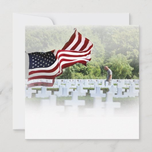 Nooit vergeten - Memorial Day Kaart (Voorkant)