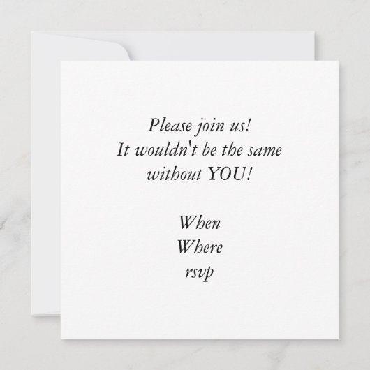 Nooit vergeten - Memorial Day Kaart (Achterkant)