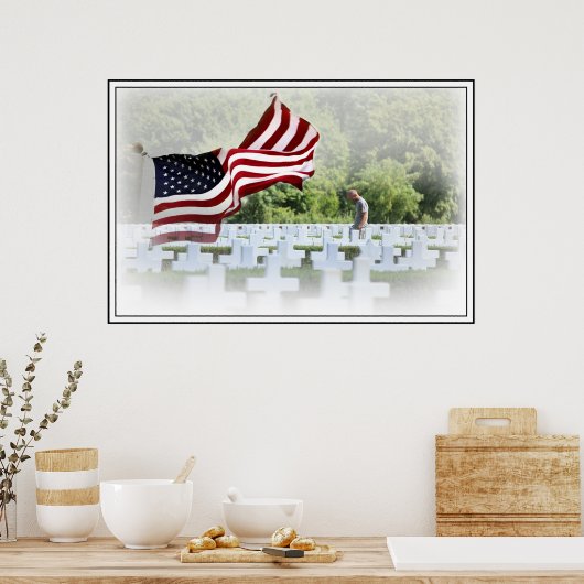 Nooit vergeten - Memorial Day Poster (Keuken)