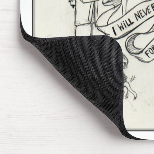 Nooit vergeten muismat (Hoek)