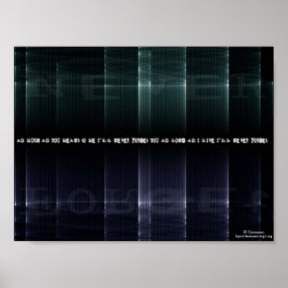 nooit vergeten poster