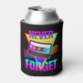 Nooit Vergeten Retro Cassetterecorder Blikjeskoeler (Blikje Voorkant)