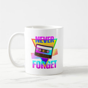Nooit Vergeten Retro Cassetterecorder Koffiemok