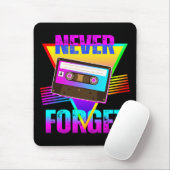 Nooit Vergeten Retro Cassetterecorder Muismat (Met muis)