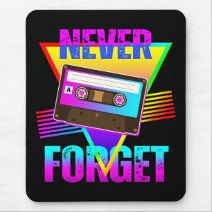 Nooit Vergeten Retro Cassetterecorder Muismat