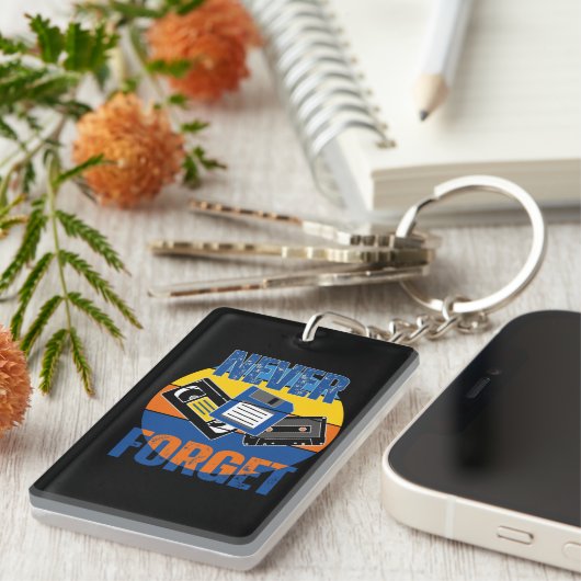 NOOIT VERGETEN SLEUTELHANGER (Voorkant Rechts)
