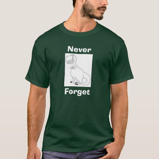 Nooit vergeten t-shirt (Voorkant)
