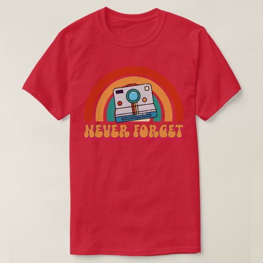 Nooit vergeten t-shirt (Design voorkant)