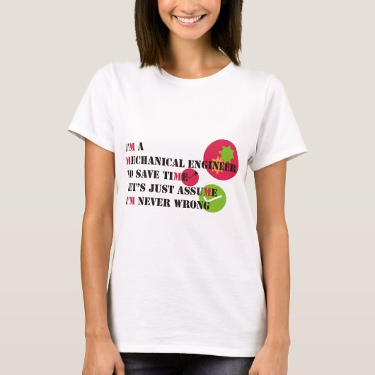 nooit verkeerd t-shirt (Voorkant)